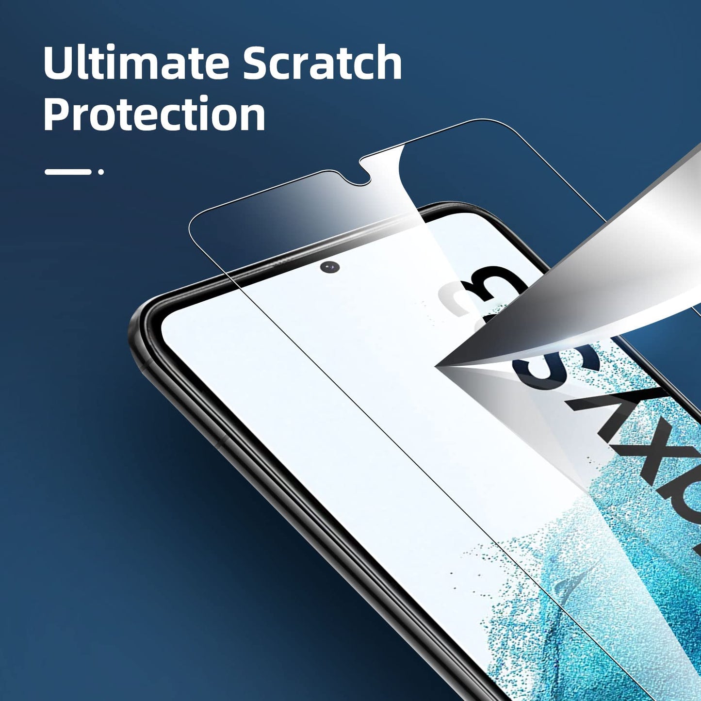 NEW'C 3 Pack Designed for Samsung Galaxy S24 5G Screen Protector Tempered Glass,Case Friendly Ultra Resistant